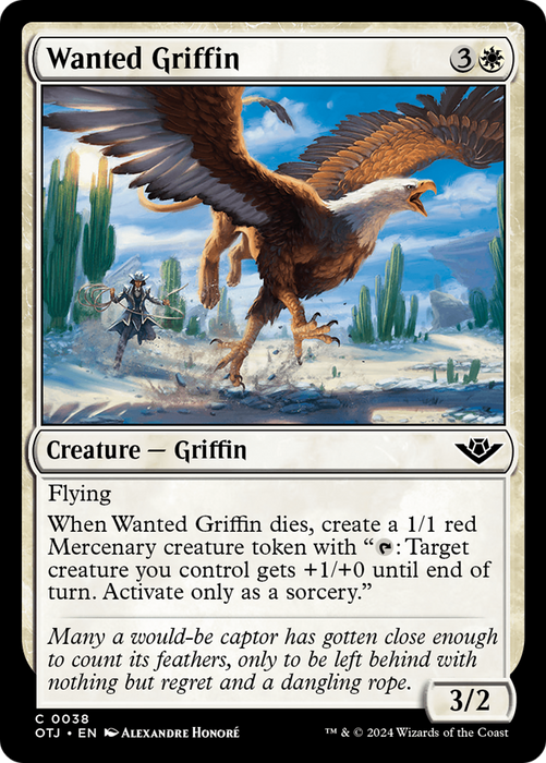 Wanted Griffin (OTJ-038) - common - Foil