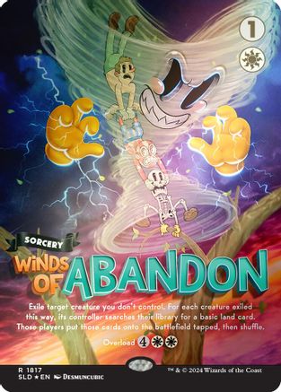 Winds of Abandon (Rainbow Foil) (SLD-1817) - rare - Foil