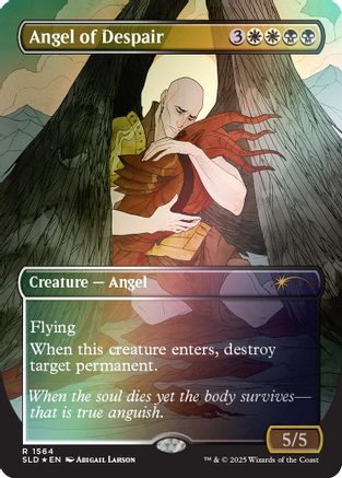 Angel of Despair (Rainbow Foil) (SLD-1564) - rare - Foil