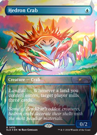 Hedron Crab (Rainbow Foil) (SLD-1430) - rare - Foil