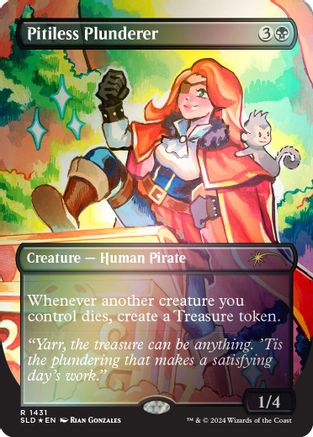 Pitiless Plunderer (Rainbow Foil) (SLD-1431) - rare - Foil