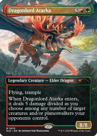 Dragonlord Atarka (SLD-1970) - mythic
