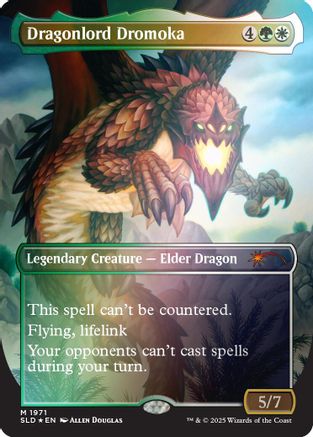 Dragonlord Dromoka (Rainbow Foil) (SLD-1971) - mythic - Foil
