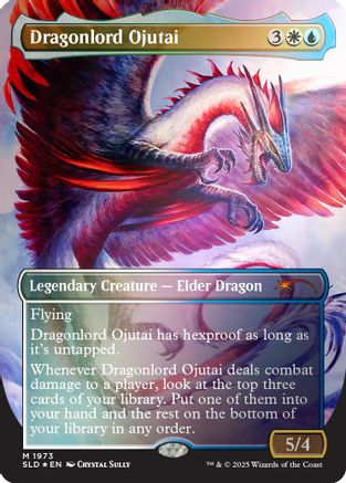 Dragonlord Ojutai (Rainbow Foil) (SLD-1973) - mythic - Foil