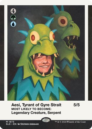 Aesi, Tyrant of Gyre Strait (SLD-1873) - mythic