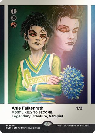 Anje Falkenrath (Rainbow Foil) (SLD-1874) - mythic - Foil