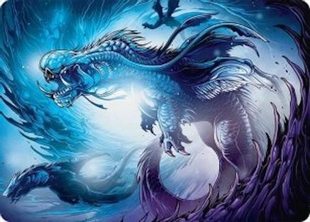 Roiling Dragonstorm Art Card (33/54) (AATDM-033) - special