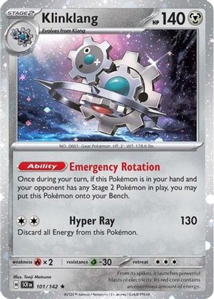 Klinklang (101/142) - MCP  - Rare - Holofoil