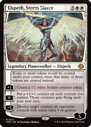 Elspeth, Storm Slayer (PPTDM-011) - mythic - Foil