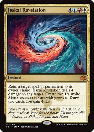 Jeskai Revelation (PPTDM-196) - mythic - Foil