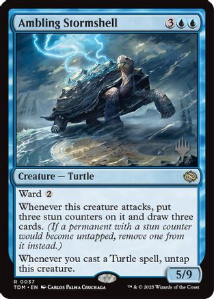Ambling Stormshell (PPTDM-037) - rare - Foil
