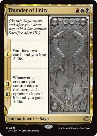 Thunder of Unity (PPTDM-231) - rare - Foil