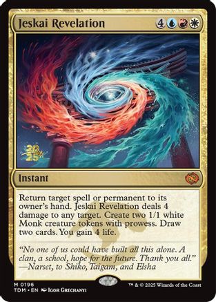 Jeskai Revelation (PRE-196) - mythic - Foil