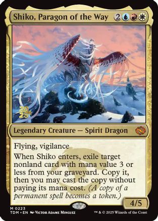 Shiko, Paragon of the Way (PRE-223) - mythic