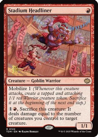 Stadium Headliner (PRE-122) - rare - Foil