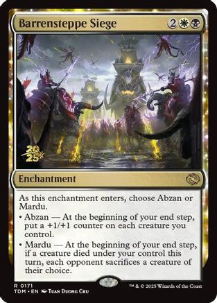 Barrensteppe Siege (PRE-171) - rare - Foil