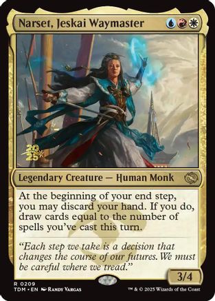 Narset, Jeskai Waymaster (PRE-209) - rare - Foil