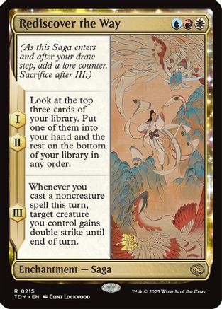 Rediscover the Way (PRE-215) - rare - Foil