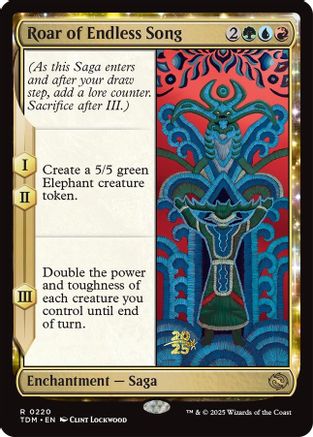 Roar of Endless Song (PRE-220) - rare - Foil