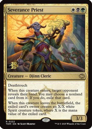 Severance Priest (PRE-222) - rare - Foil