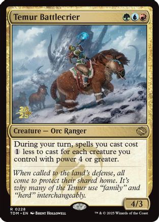 Temur Battlecrier (PRE-228) - rare