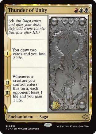 Thunder of Unity (PRE-231) - rare - Foil