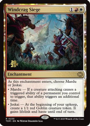 Windcrag Siege (PRE-235) - rare - Foil