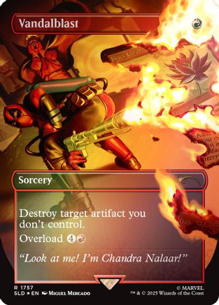 Vandalblast (1757) (Rainbow Foil) (SLD-1757) - rare - Foil