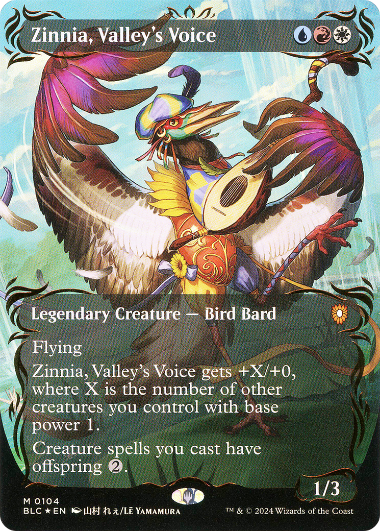 Zinnia, Valley's Voice (BLC-104) - mythic (Borderless) - Foil