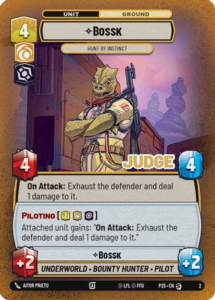 Bossk - Hunt By Instinct (2) - Special - Foil