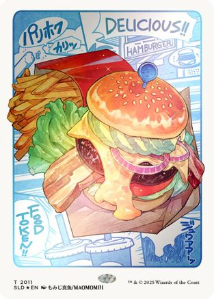 Food Token (2011) (Rainbow Foil) (SLD-2011) - token - Foil