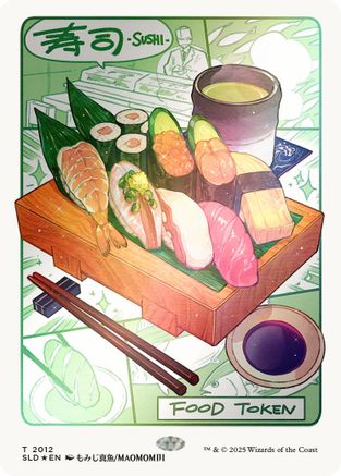 Food Token (2012) (Rainbow Foil) (SLD-2012) - token - Foil