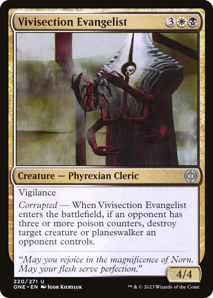 Vivisection Evangelist (ONE-220) - uncommon