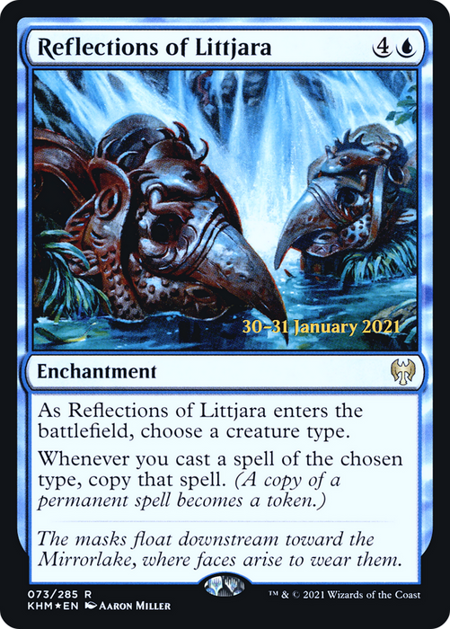 Reflections of Littjara (PRE-73S) - rare - Foil