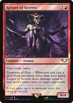 Keeper of Secrets (40K-78★) - rare - Foil