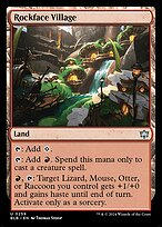 Rockface Village (BLB-259) - uncommon