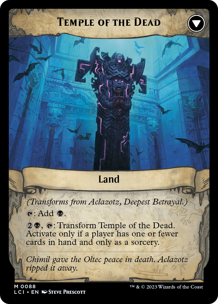 Aclazotz, Deepest Betrayal // Temple of the Dead (LCI-088) - mythic