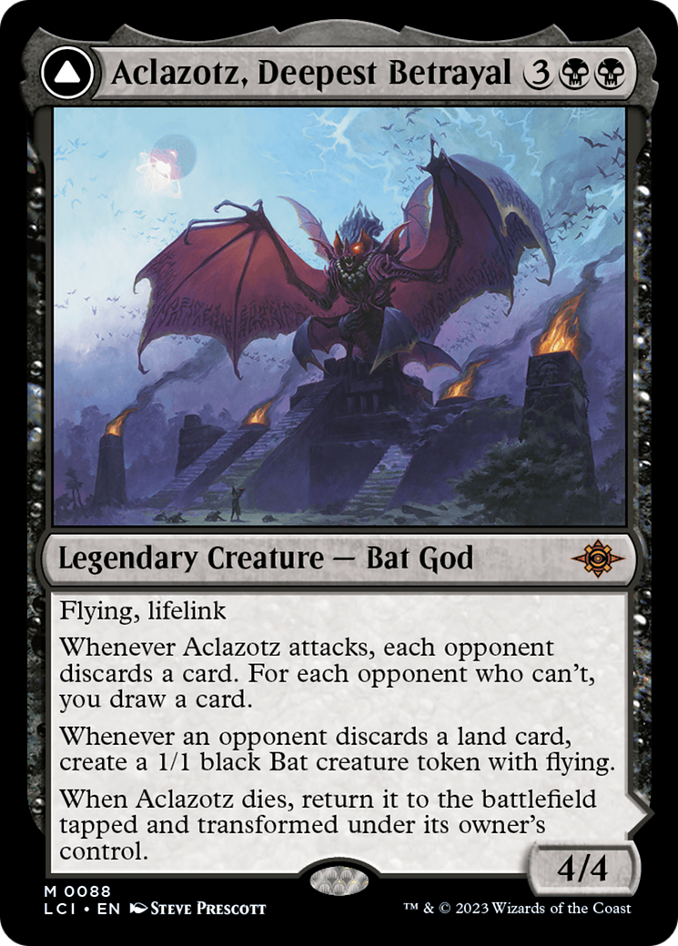 Aclazotz, Deepest Betrayal // Temple of the Dead (LCI-088) - mythic - Foil
