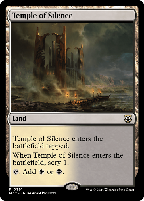 Temple of Silence (M3C-391) - rare - Foil