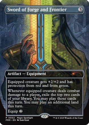 Sword of Forge and Frontier (Borderless) (UMP-002) - promo