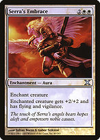 Serra's Embrace (10E-40★) - uncommon - Foil