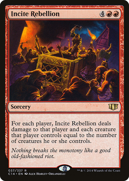 Incite Rebellion (C14-037) - rare