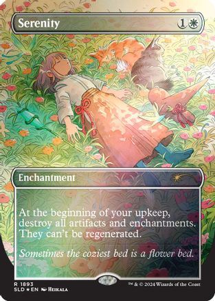 Serenity (Rainbow Foil) (SLD-1893) - rare - Foil