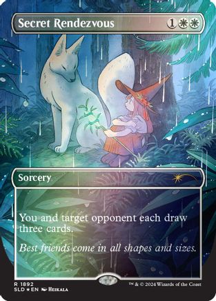 Secret Rendezvous (Rainbow Foil) (SLD-1892) - rare - Foil