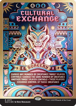 Cultural Exchange (Rainbow Foil) (SLD-2071) - rare - Foil