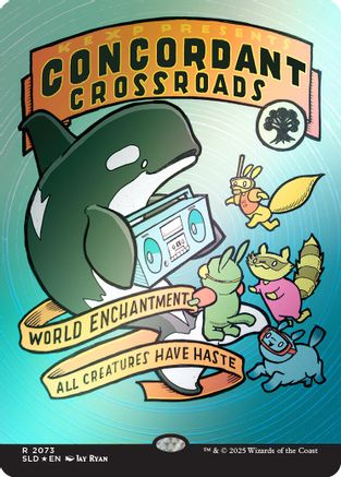 Concordant Crossroads (2073) (Rainbow Foil) (SLD-2073) - rare - Foil