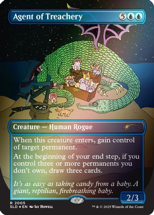 Agent of Treachery (Rainbow Foil) (SLD-2005) - rare - Foil
