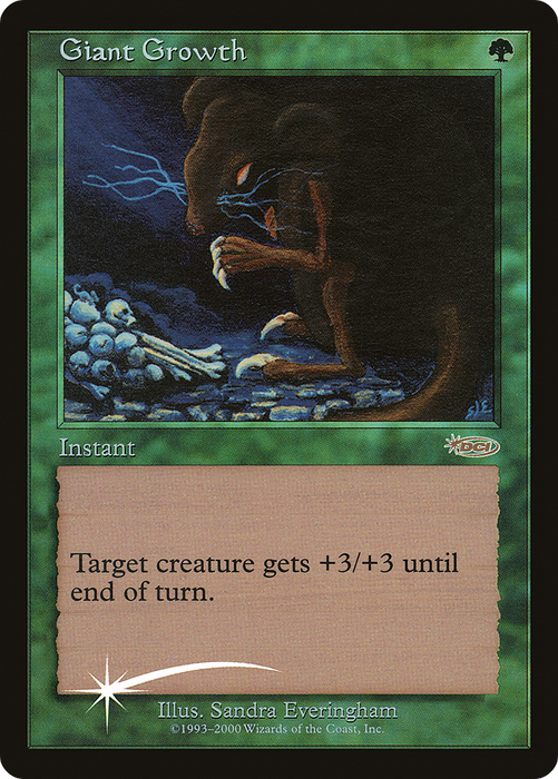 Giant Growth (FNM-008) - rare - Foil