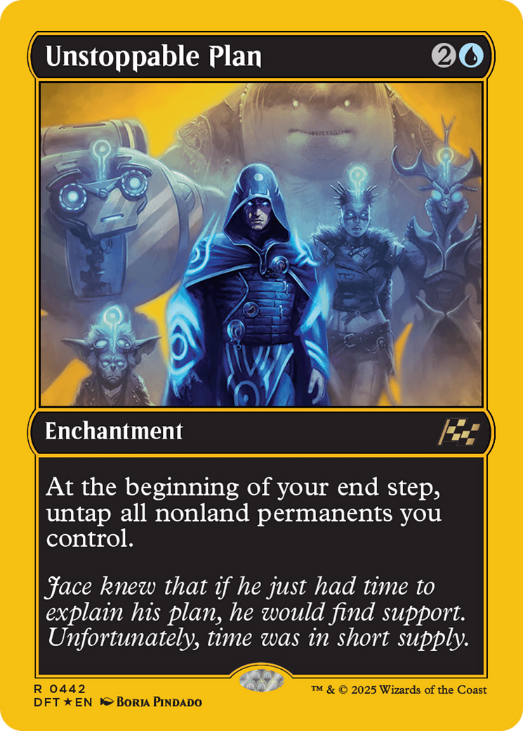 Unstoppable Plan (DFT-442) - rare: (enchantment) - Foil