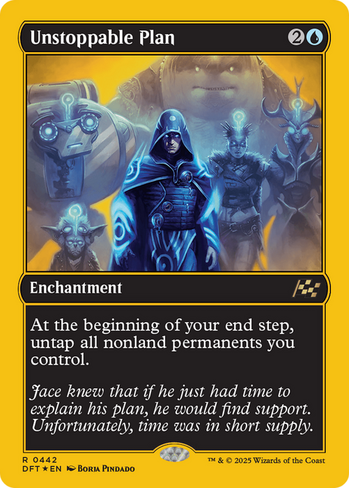 Unstoppable Plan (DFT-442) - rare: (enchantment) - Foil